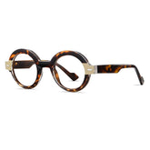 Selig Vintage TR90 Round Eyeglasses Round Frames Southood Leopard